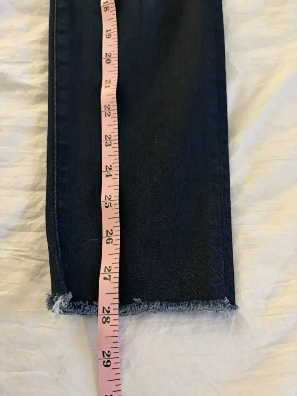 MOTHER High Waisted Looker Ankle Fray Women’s Jeans Size 25 Night Owl